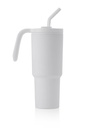 FORZA 360 - Hans Larsen Recycled Stainless Steel/PP Tumbler with 360 Branding - White