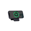 MAG3 - Giftology 3-in-1 Magnetic Wireless Charger Card Holder - Black