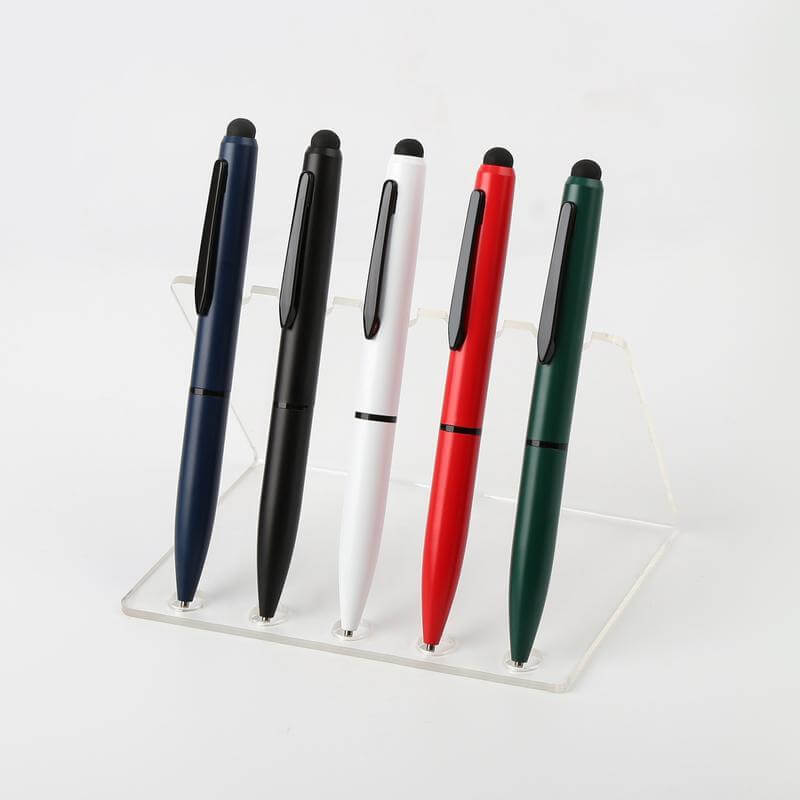 SVEN - Metal Ballpoint Pen with Stylus - Red