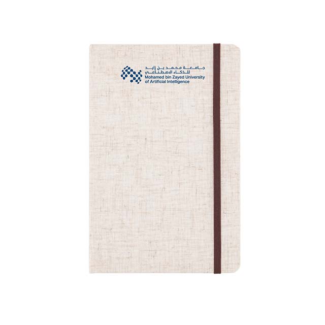 MBZUAI A5 Canvas Hardcover Notebook